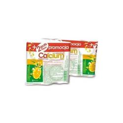 Calcium Pliva, smak pomarańczowy+ Vit C ,12 tabletek musujcych