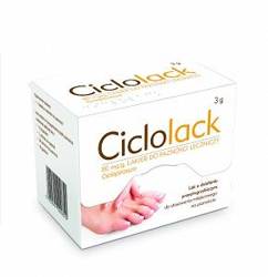 Ciclolack lakier do paznokci leczniczy  0,08 g/g 3 g