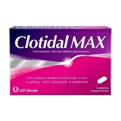 Clotidal MAX 500 1 tabletka dopochwowa