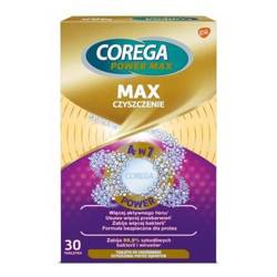 Corega Power Max Czyszczenie 4w1, tabletki rozpuszczalne, 30 sztuk