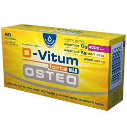 D-Vitum Forte Max Osteo, 60 tabletek