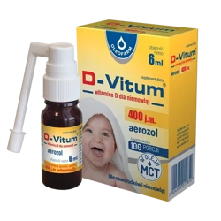 D-Vitum Witamina D 600 j.m. Aerozol 6ml