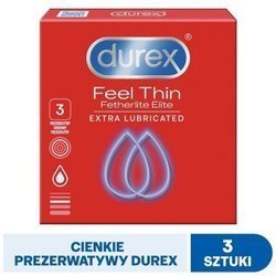 DUREX Fetherlite Elite prezerwatywy 3 sztuki