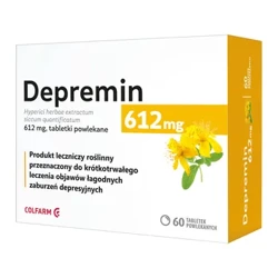 Depremin 612 mg, 612 mg, tabletki powlekane, 60 szt.