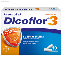 Dicoflor 3, kapsułki, 10 sztuk