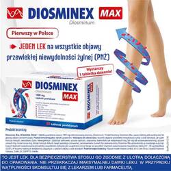 Diosminex Max 1000, 60 tabletek powlekanych
