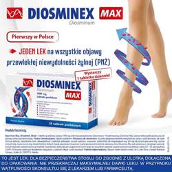 Diosminex Max 1000mg, 30 tabletek powlekanych