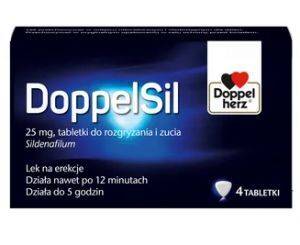 DoppelSil tabletki do rozgryzania i żucia 25mg, 4 tabletki