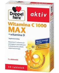 Doppelherz aktiv Wit.C 1000 Max+Wit.D 30 tabletek
