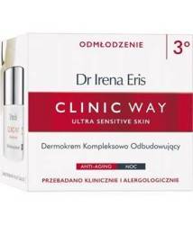 Dr Irena Eris CLINIC WAY 3° Dermokrem Kompleksowo Odbudowujący na noc (50+) 50ml 
