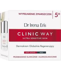 Dr Irena Eris CLINIC WAY 5° Dermokrem Globalnie Regenerujący do twarzy i pod oczy na noc (70+) 50ml