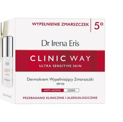 Dr Irena Eris CLINIC WAY 5° Dermokrem Wypełniający Zmarszczki do twarzy i pod oczy na dzień SPF20 (70+) 50ml 