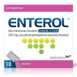 ENTEROL 250 mg, 10 saszetek