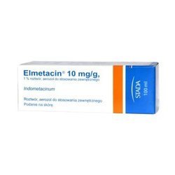 Elmetacin aerozol skóry roztwór 0,01g/g 100ml, import równoległy