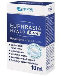 Euphrasia Hyalo 0,4% Nawilżające krople do oczu, 10ml