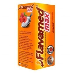 Flavamed Max 30 mg/ 5 ml, roztwór doustny, smak malinowy, 100ml 