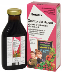 Floradix Żelazo dla dzieci płyn 250 ml