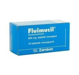 Fluimucil Forte tabletki musujące 0,6 g, 10 sztuk