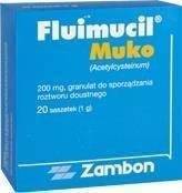 Fluimucil Muko 200 mg, 20 saszetek