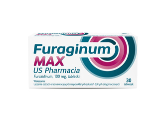 Furaginum Max US Pharmacia 100mg 30 tabletki.