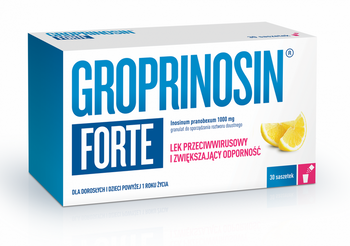 Groprinosin Forte granulki do rozpuszczania 1,8g, 30 saszetek