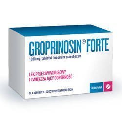 Groprinosin Forte tabl. 1 g 30 tabletek