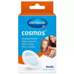 Hartman Cosmos plasterki na oparzenia 68 mm x 43 mm 8 sztuk