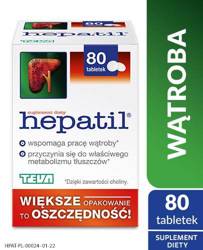 Hepatil 150 mg, 80 tabletek