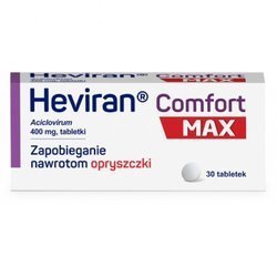 Heviran Comfort MAX 400mg, 30 tabletek