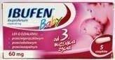 Ibufen Baby 60 mg x 5 czopków,