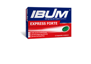 Ibum Express Forte 400 mg ,12 kapsułki miękkie 