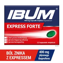 Ibum Express Forte 400 mg ,12 kapsułki miękkie 