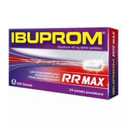 Ibuprom RR MAX 400mg 24 tabletek powlekanych
