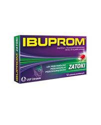 Ibuprom Zatoki, 12 tabletek