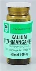 Kalium hypermanganicum 100mg, 30 tabletek