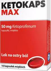 Ketokaps Max kapsułki miękkie 50 mg,10 sztuk