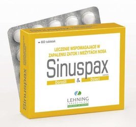 LEHNING Sinuspax 60 tabletek