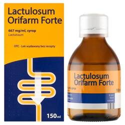 Lactulosum Orifarm Forte syrop 667mg/ml, 150 ml