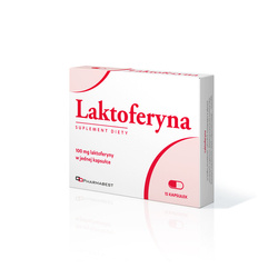 Laktoferyna 100 mg, 15 kapsułek
