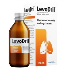 LevoDril syrop 60 mg/10ml, 120 ml (butelka)