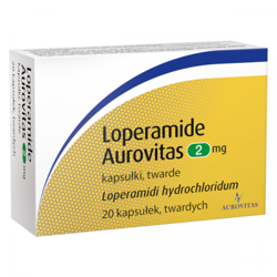 Loperamide Aurovitas 2 mg, 20 kapsułek twardych