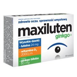 MAXILUTEN GINKGO+ 30 tabletek