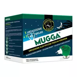 MUGGA Electro - urządzenie elektryczne przeciw komarom + wkład, 35 ml