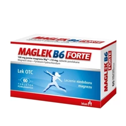 Maglek B6 Forte 100mg+10mg , 60 tabletek