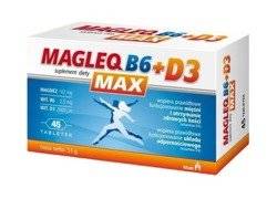 Magleq B6 Max+D3, 45 tabletek