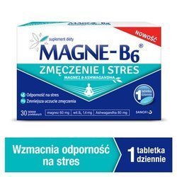 Magne-B6 Zmęczenie i stres, 30 tabletek powlekanych