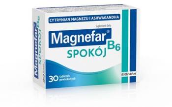Magnefar B6 Spokój 30 tabletek powlekanych