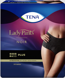 Majtki chłonne TENA Lady Pants Plus Noir L 9 szt.