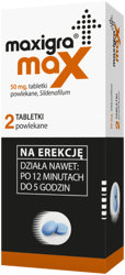 Maxigra Max 50mg 2 tabletki powlekane