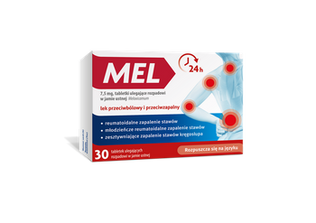 Mel tabletki rozpuszczalne w jamie ustnej 7,5mg , 30 tabletek